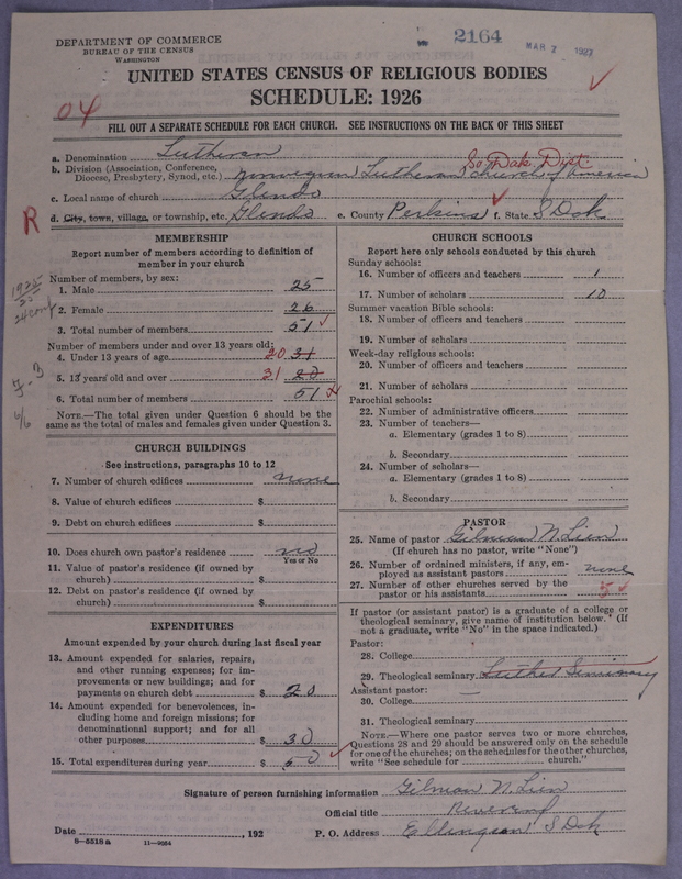 Scan of Norwegian Lutheran Church of America: 2164
