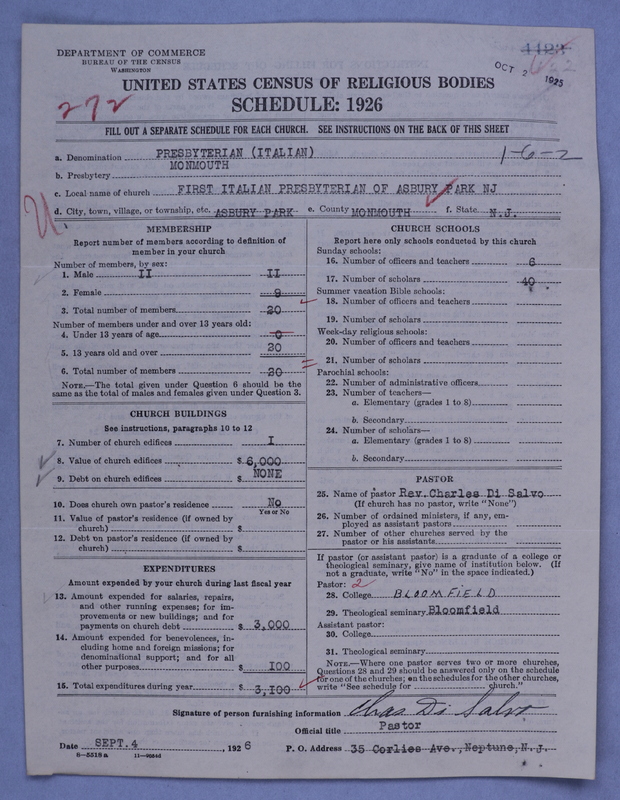 Scan of Presbyterian Church in the United States of America: 1123
