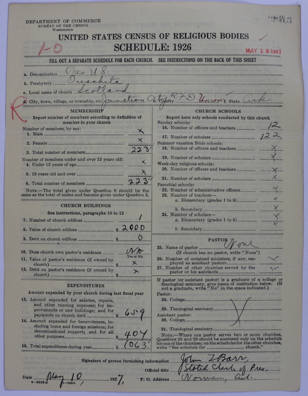 Scan of Presbyterian Church in the United States: 2913