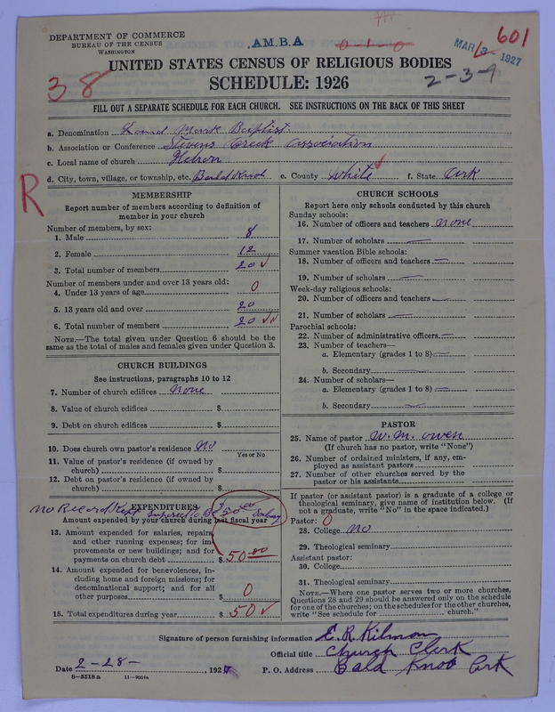 Scan of Landmark Baptist of America: 601