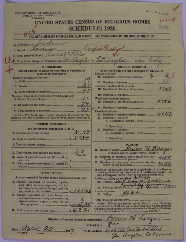 Scan of Evangelical Lutheran Synodical Conference of America: Evangelical Lutheran Synod of Missouri, Ohio, and Other States: 3767