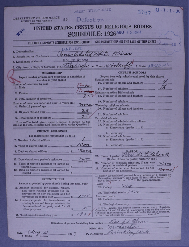 Scan of Negro Baptists: 3767