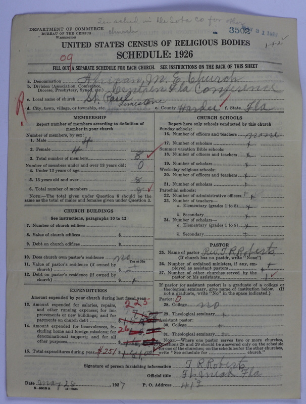 Scan of African Methodist Episcopal Church: 3502