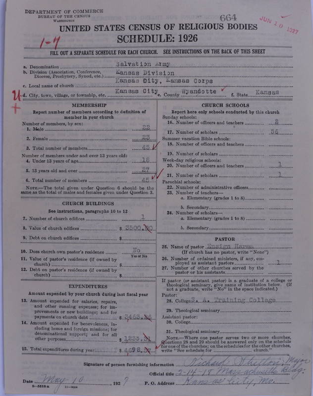 Scan of Salvation Army: 664