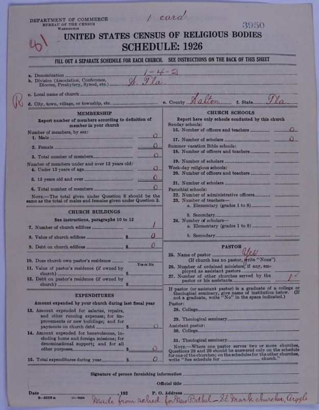 Scan of African Methodist Episcopal Church: 3950