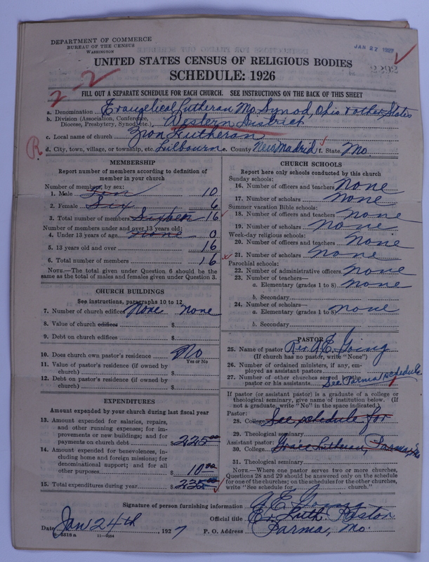 Scan of Evangelical Lutheran Synodical Conference of America: Evangelical Lutheran Synod of Missouri, Ohio, and Other States: 2292
