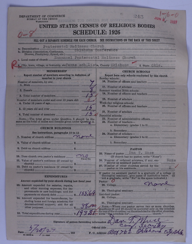Scan of Pentecostal Holiness Church: 243