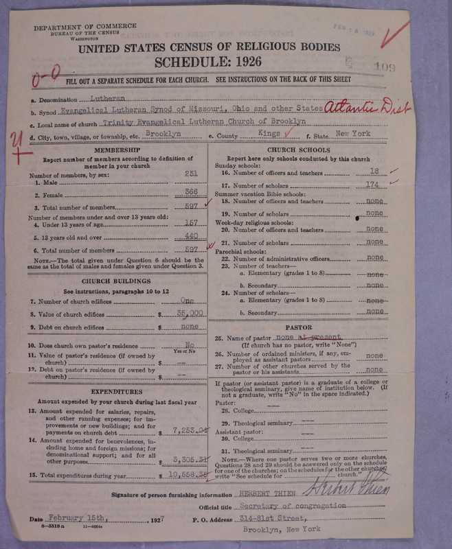 Scan of Evangelical Lutheran Synodical Conference of America: Evangelical Lutheran Synod of Missouri, Ohio, and Other States: 109