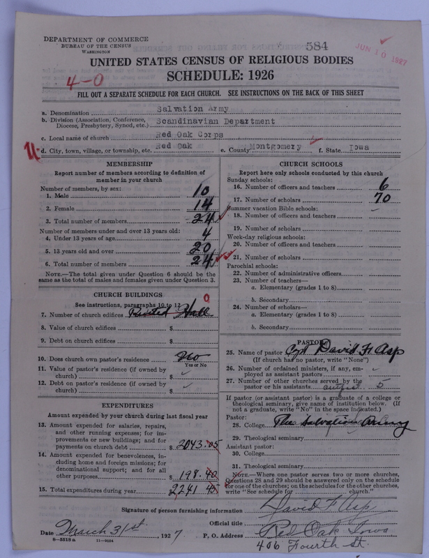 Scan of Salvation Army: 584