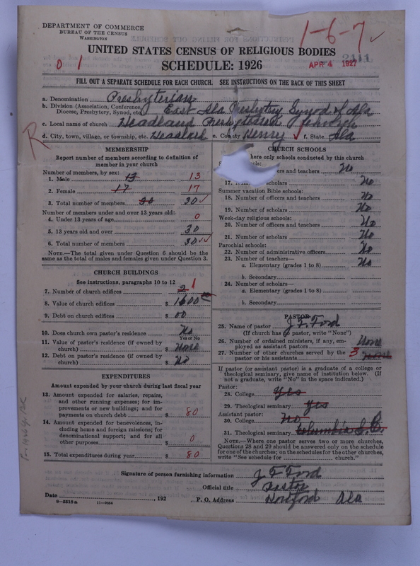 Scan of Presbyterian Church in the United States: 2411