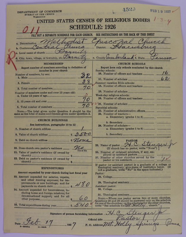 Scan of Methodist Episcopal Church: 4529