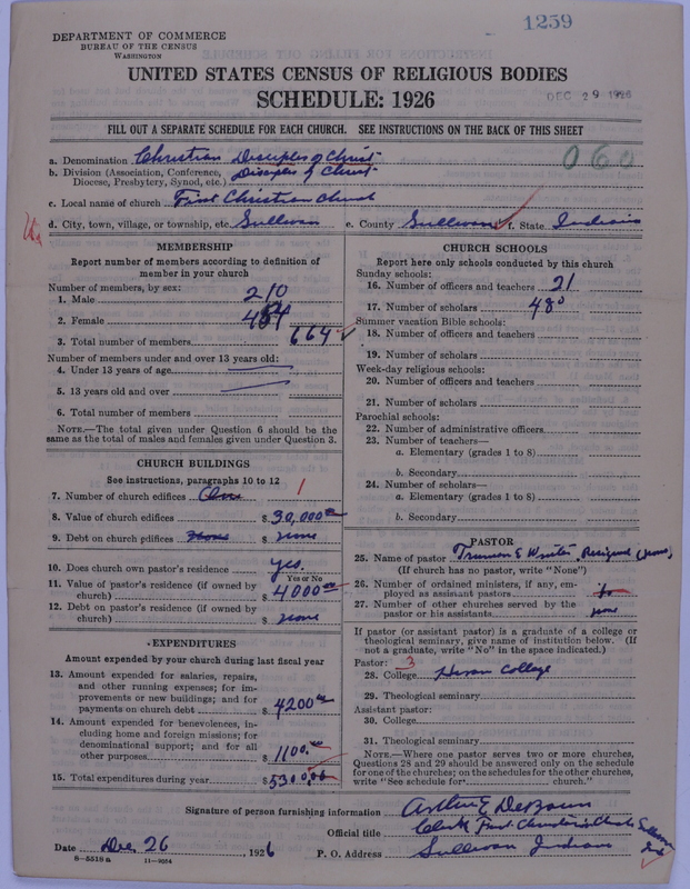 Scan of Disciples of Christ: 1259