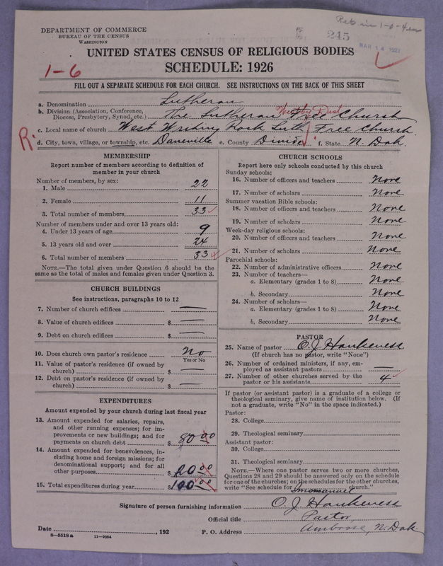 Scan of Lutheran Free Church: 245