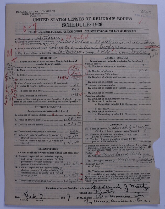 Scan of United Lutheran Church in America: 2580
