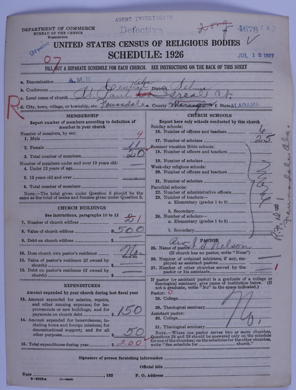 Scan of African Methodist Episcopal Church: 4678