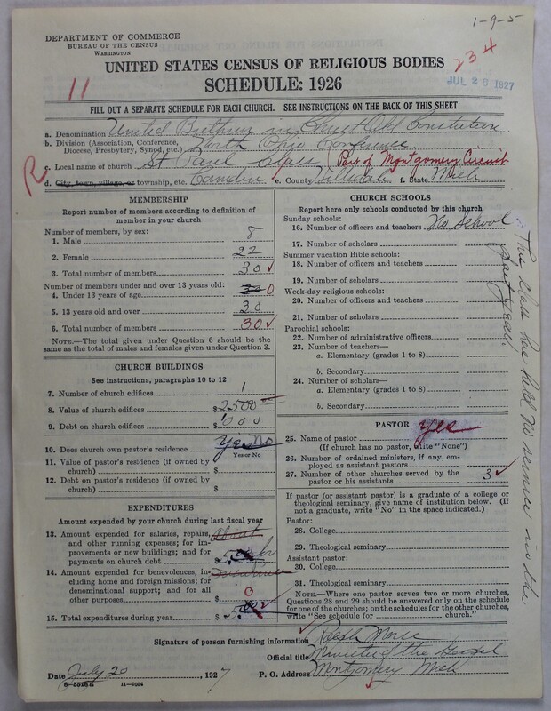 Scan of Church of the United Brethren in Christ (Old Constitution): 234