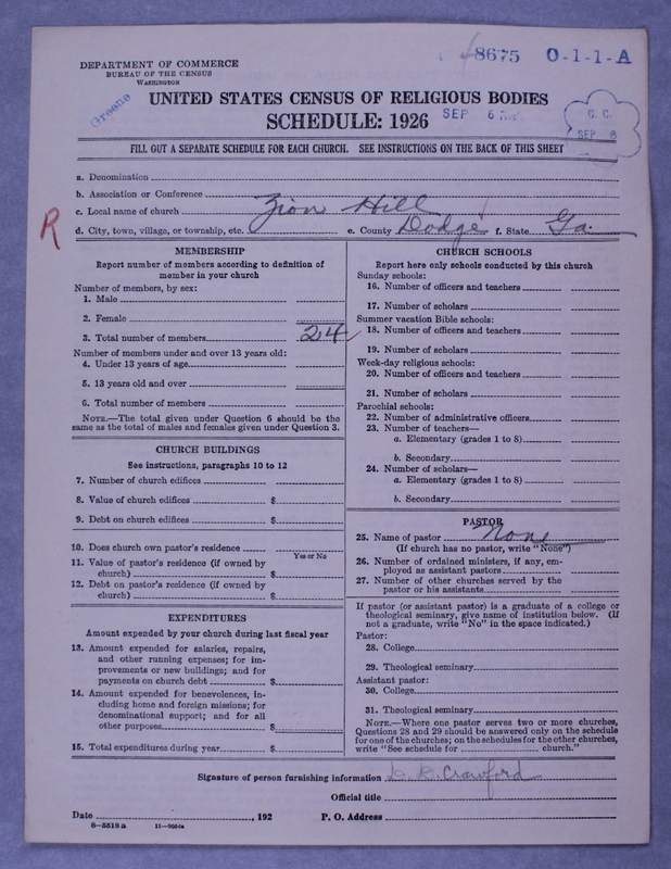 Scan of Negro Baptists: 8675