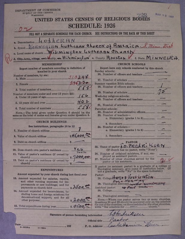 Scan of Norwegian Lutheran Church of America: 722