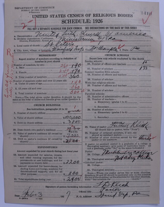 Scan of United Lutheran Church in America: 1410