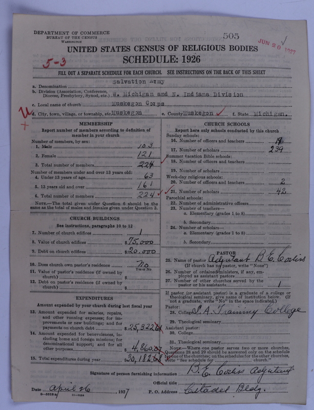 Scan of Salvation Army: 505