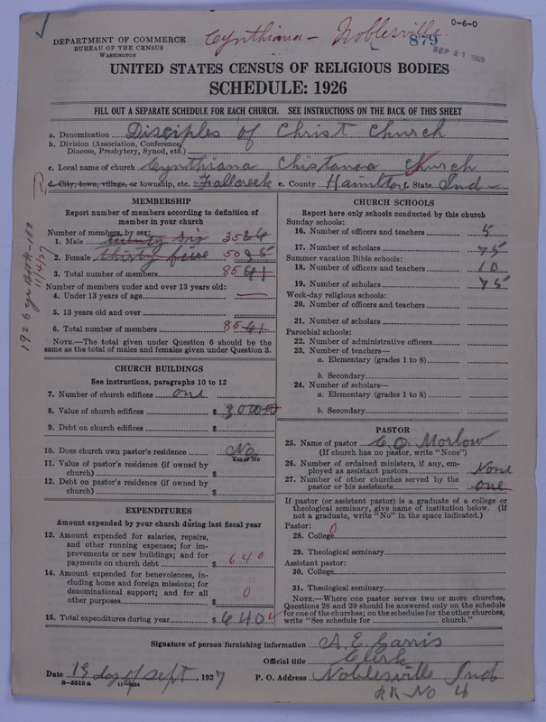 Scan of Disciples of Christ: 879