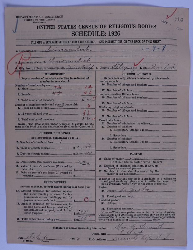 Scan of Universalist Church: 214