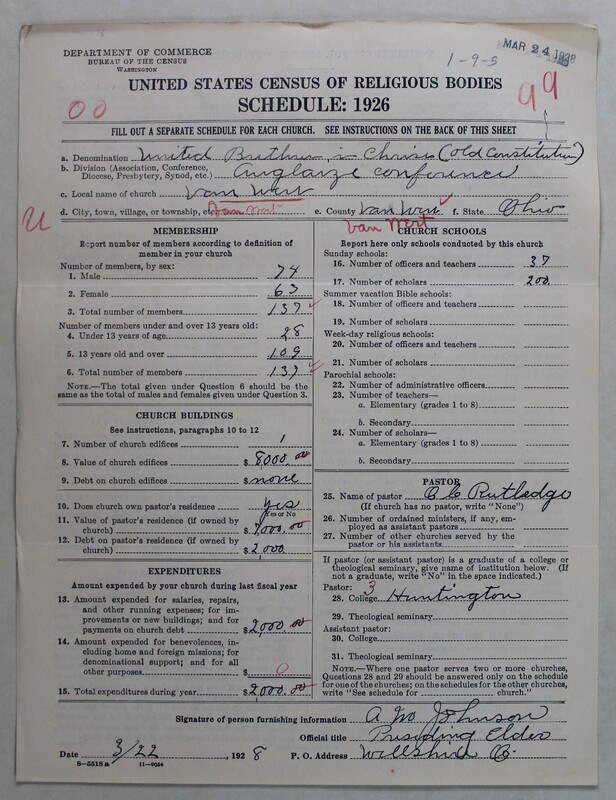 Scan of Church of the United Brethren in Christ (Old Constitution): 99