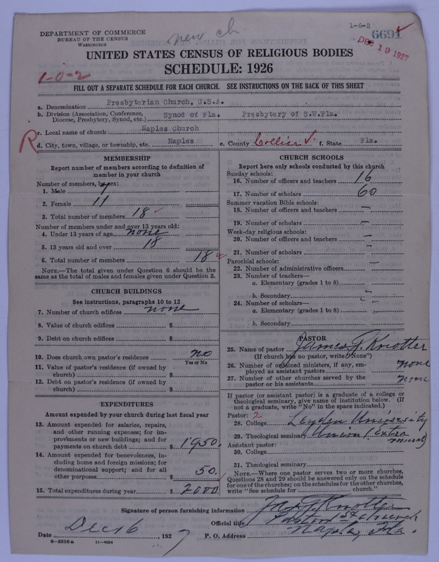 Scan of Presbyterian Church in the United States of America: 6691