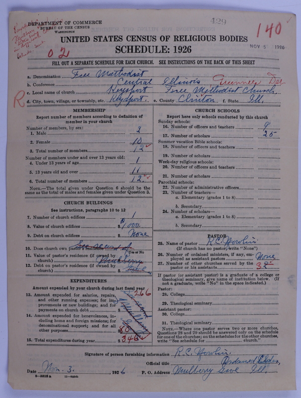 Scan of Free Methodist Church of North America: 429