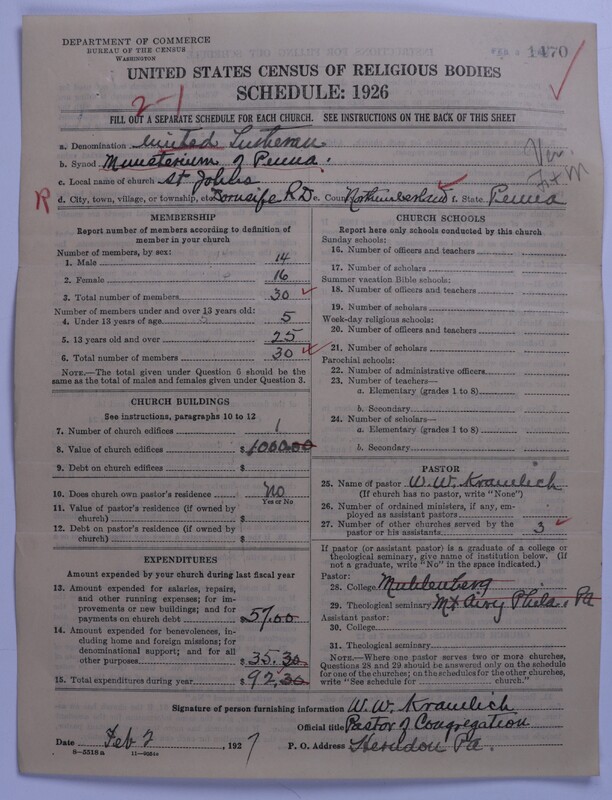 Scan of United Lutheran Church in America: 1470