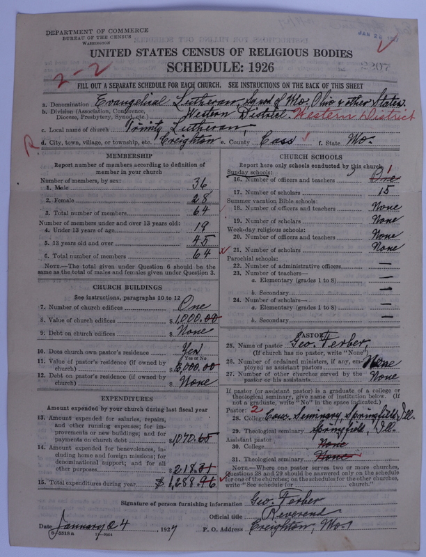 Scan of Evangelical Lutheran Synodical Conference of America: Evangelical Lutheran Synod of Missouri, Ohio, and Other States: 2207