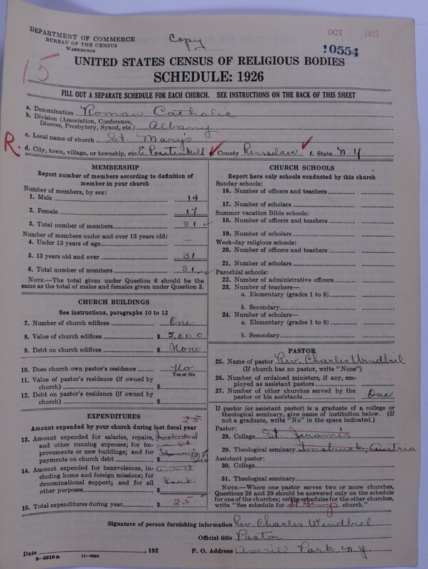 Scan of Roman Catholic Church: 10554