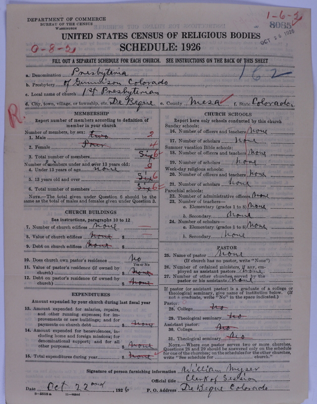 Scan of Presbyterian Church in the United States of America: 8085