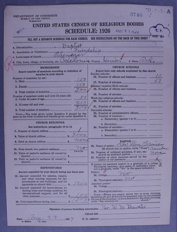 Scan of Negro Baptists: 3746