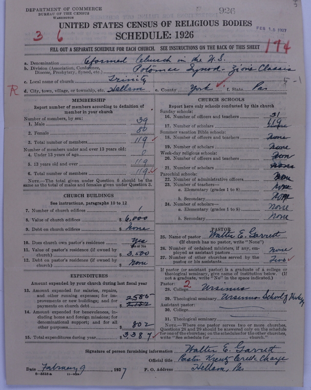 Scan of Reformed Church in the United States: 926