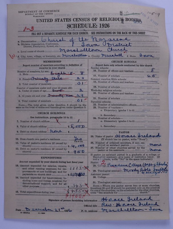 Scan of Church of the Nazarene: 460