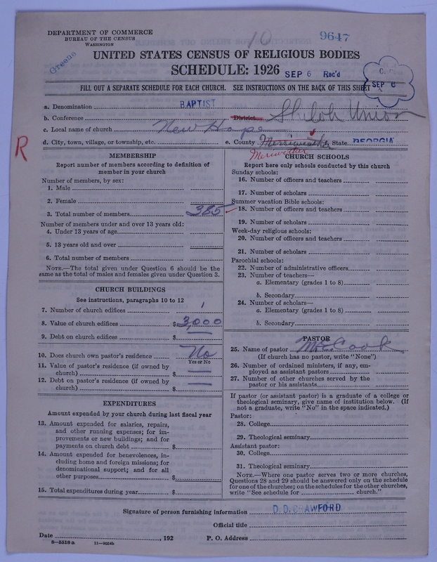 Scan of Negro Baptists: 9647