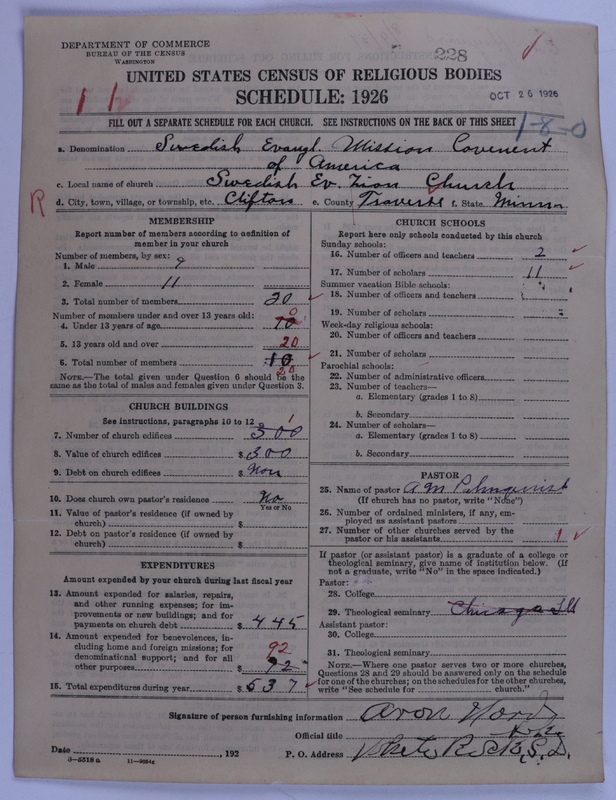 Scan of Swedish Evangelical Mission Covenant of America: 228
