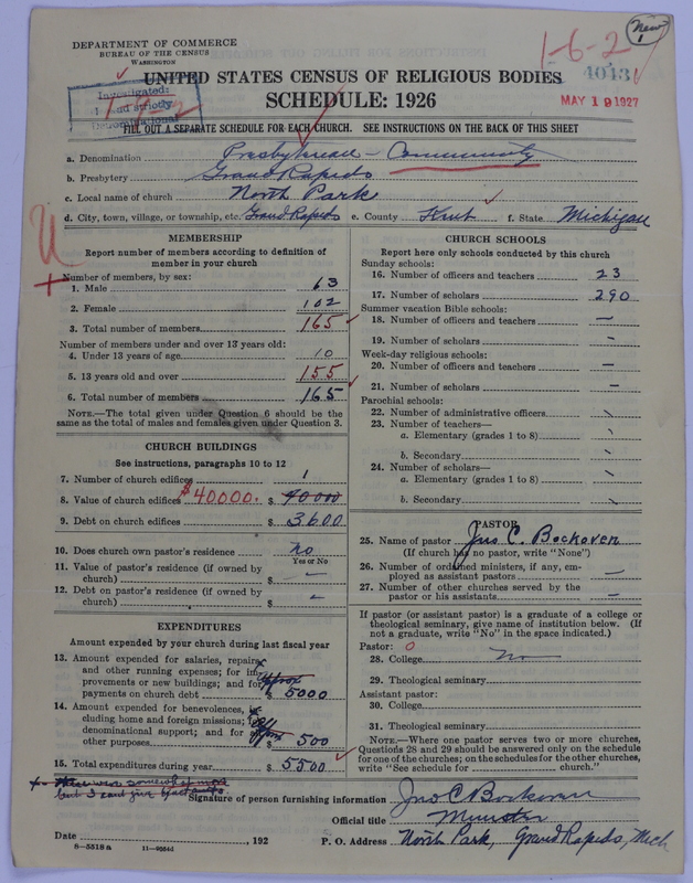 Scan of Presbyterian Church in the United States of America: 4043