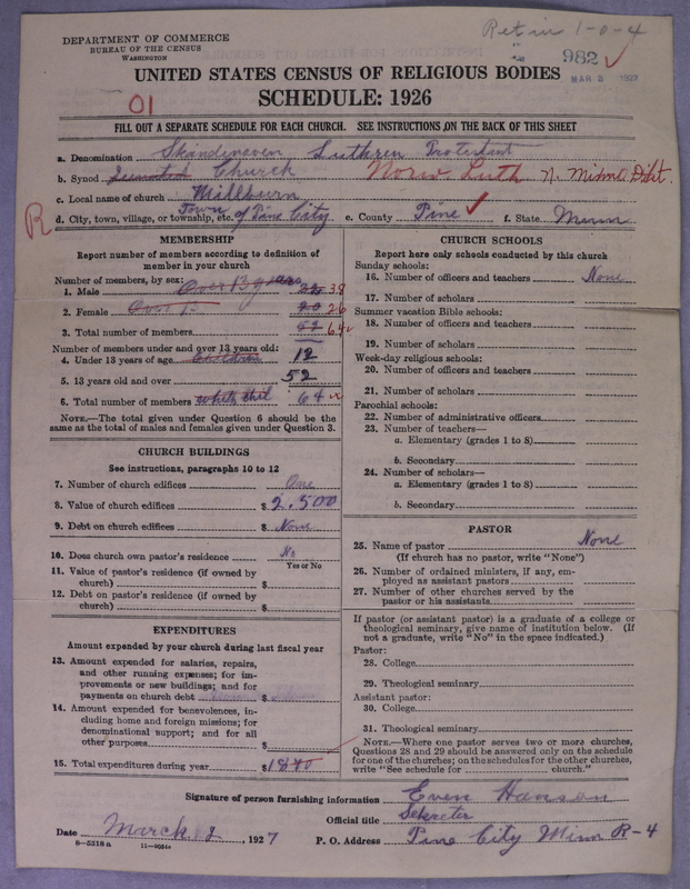 Scan of Norwegian Lutheran Church of America: 982