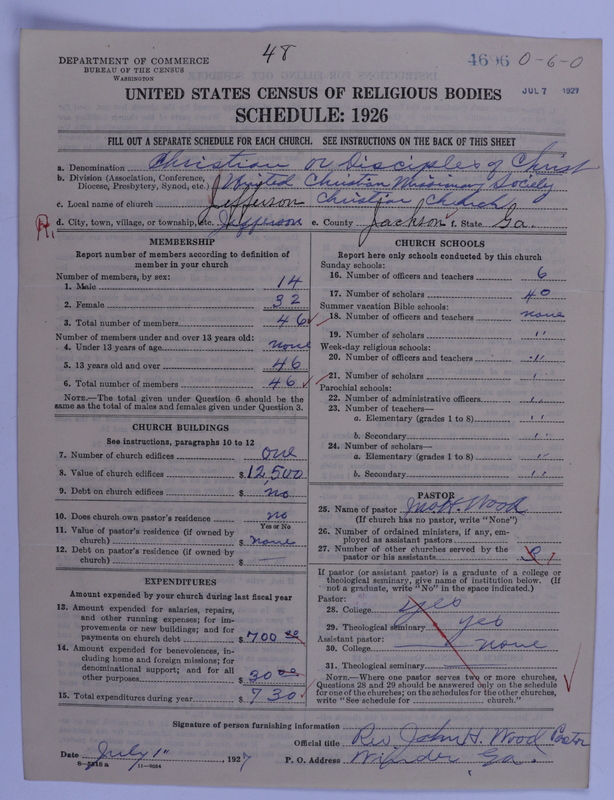 Scan of Disciples of Christ: 4696