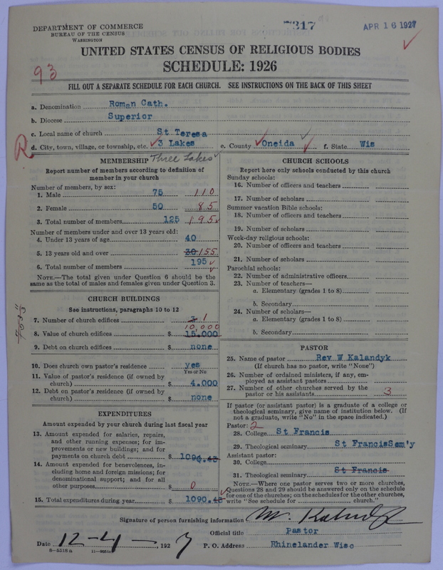 Scan of Roman Catholic Church: 7317