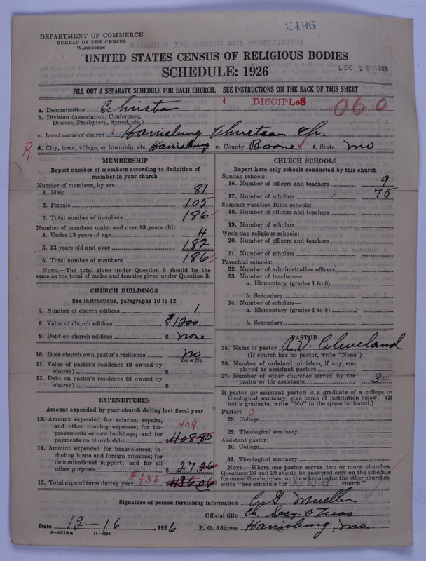 Scan of Disciples of Christ: 2496