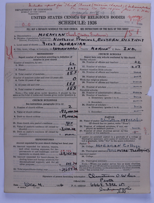 Scan of Moravian Church in America: 46