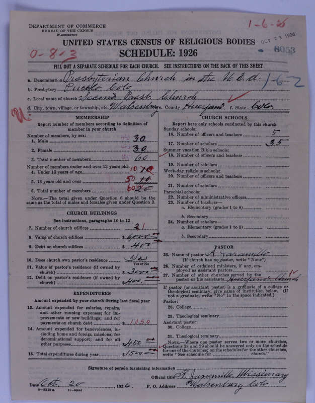 Scan of Presbyterian Church in the United States of America: 8053