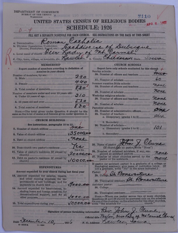 Scan of Roman Catholic Church: 8110