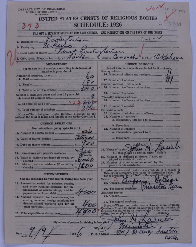 Scan of Presbyterian Church in the United States of America: 7341