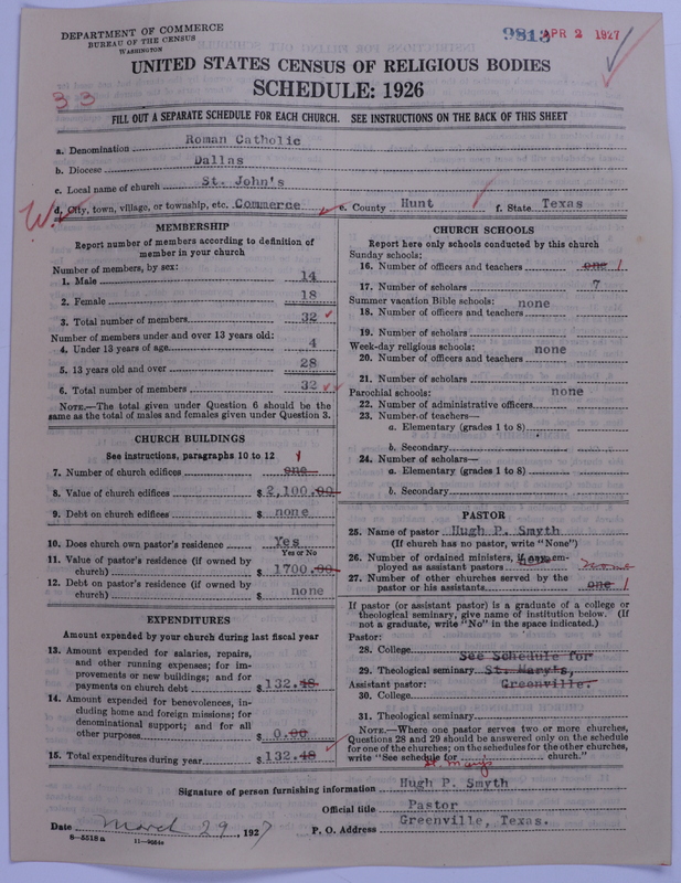 Scan of Roman Catholic Church: 9813