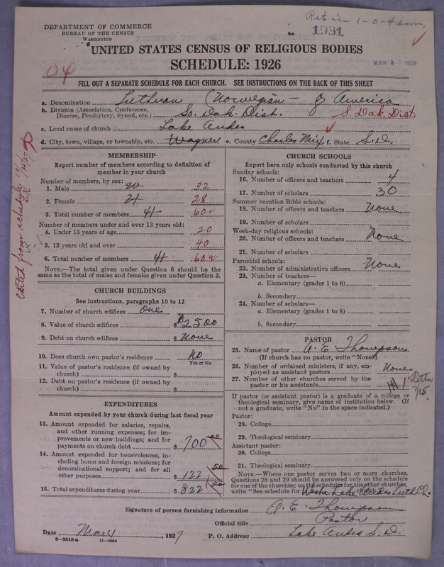 Scan of Norwegian Lutheran Church of America: 1981