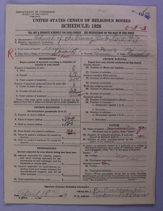Scan of Church of the Living God, Christian Workers for Fellowship: 131